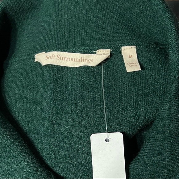 NWT Soft Surroundings Brooklyn Zip Sweater - Picture 5 of 8